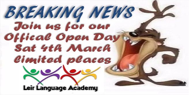 Free Open Day at Leir Language Academy